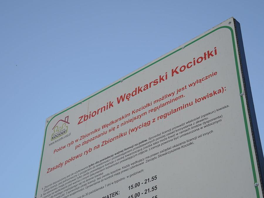 zbiornik wędkarski Kociołki