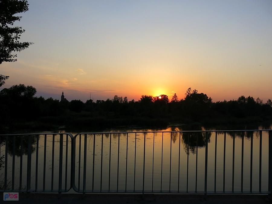 Zachód nad Nysą Kłodzką