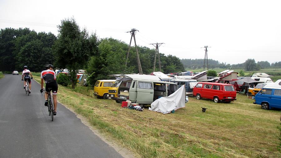 Mijamy zlot miłośników VW T3
