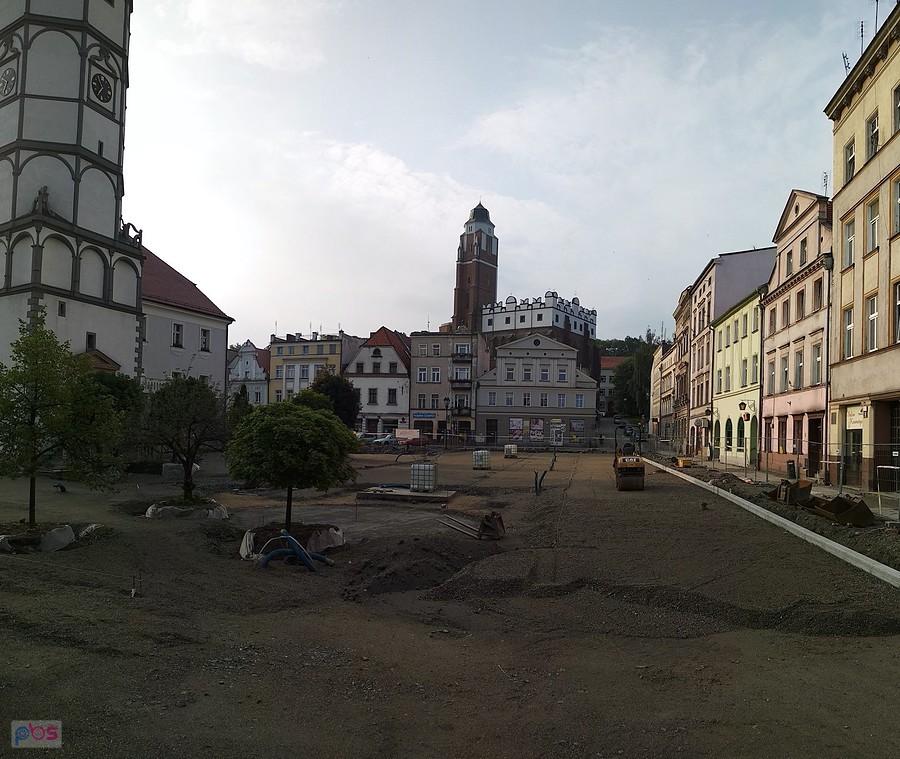 Centrum rozkopane