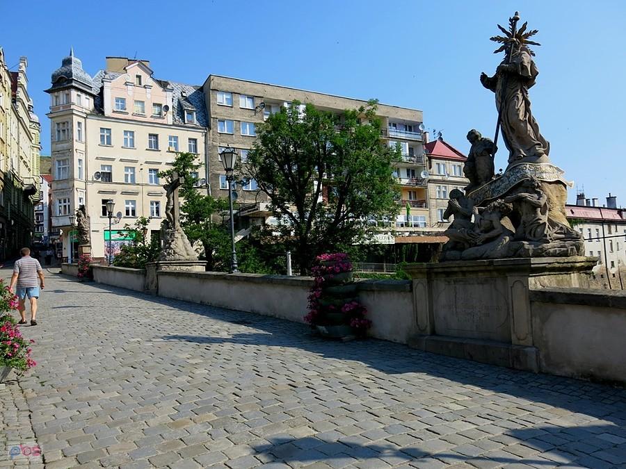 Kłodzko - na moście św. Jana