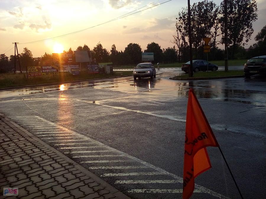 Deszcz też nas dopadł
