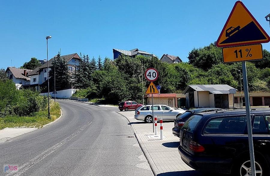 Łagodniejszy podjazd na Falskiego