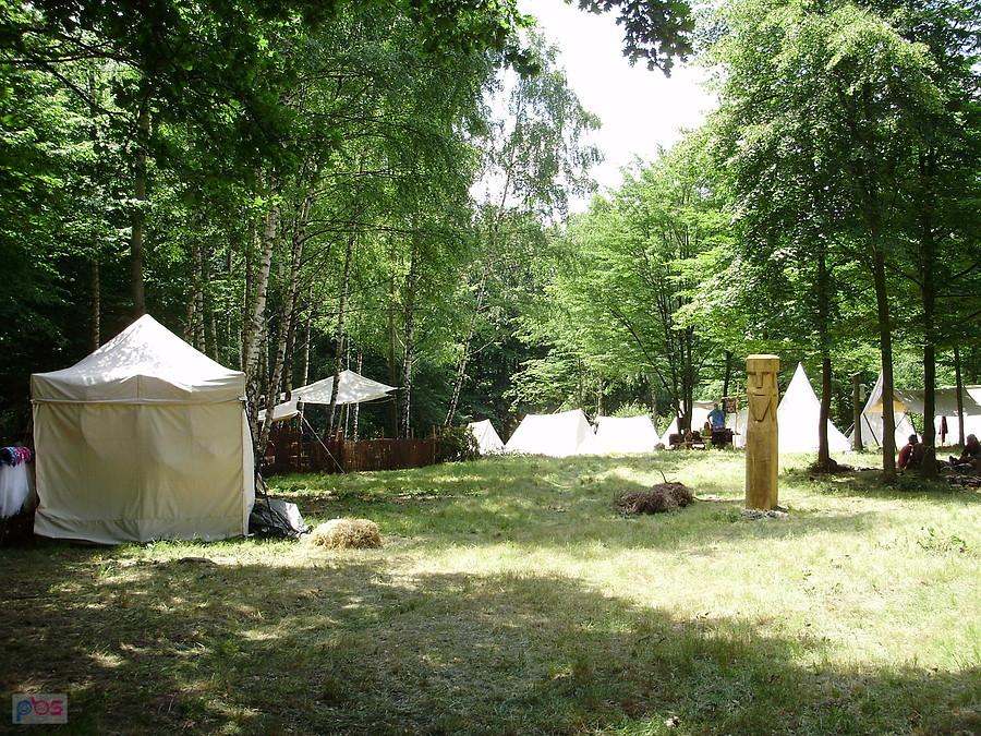 Obozowisko wojów w Gąszczyku
