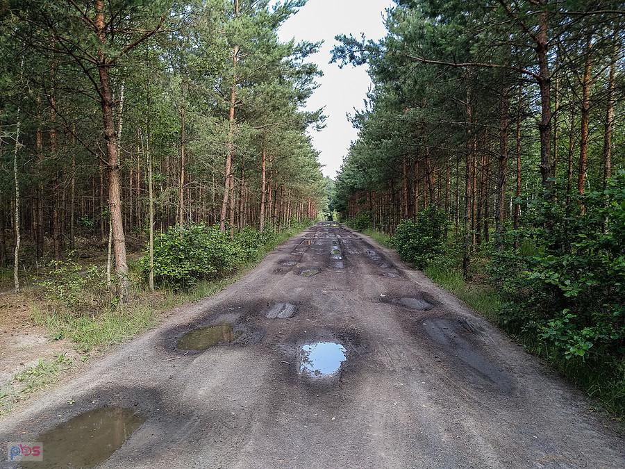 Na starej hałdzie jeszcze są kałuże ;)
