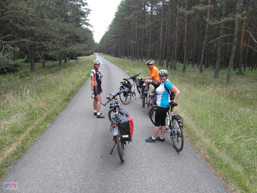 Przed Sporyszem odbicie w las....piękny asfalt