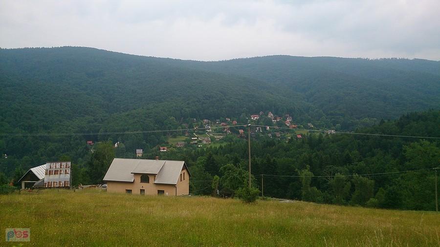 Widoki z Przełęczy Kocierskiej