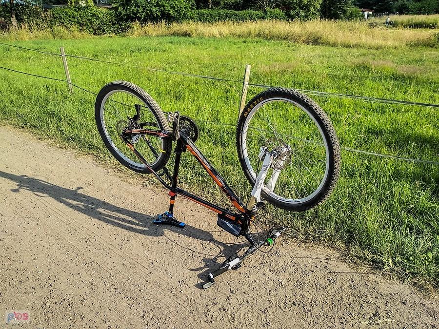 Po wymianie dętki w przednim kole