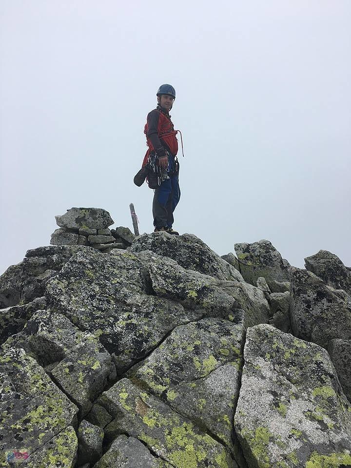 Na szczycie Małego Lodowego 2461 m.