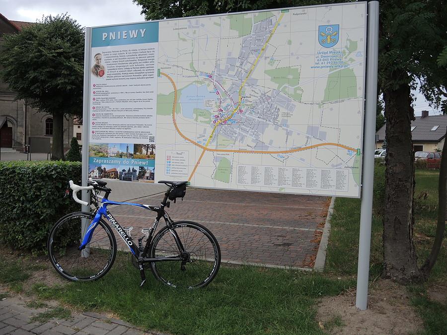 Pniewy - plan miasta