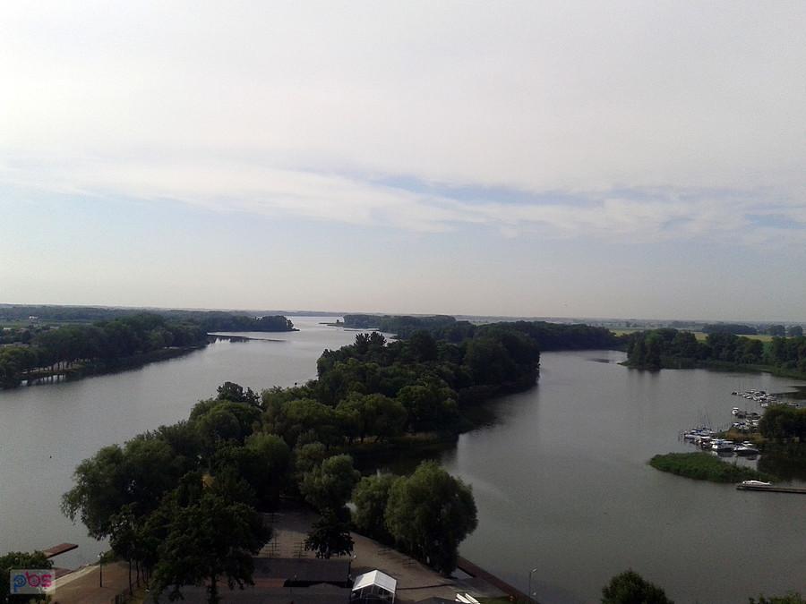 Jezioro Gopło, widok z wieży