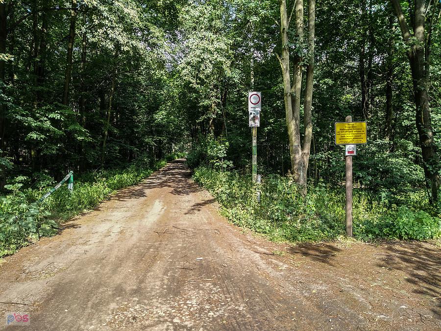 Początek szlaku rowerowego