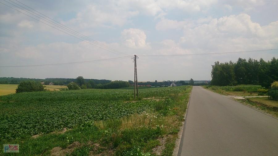 Lokalna droga w Bystrzycy