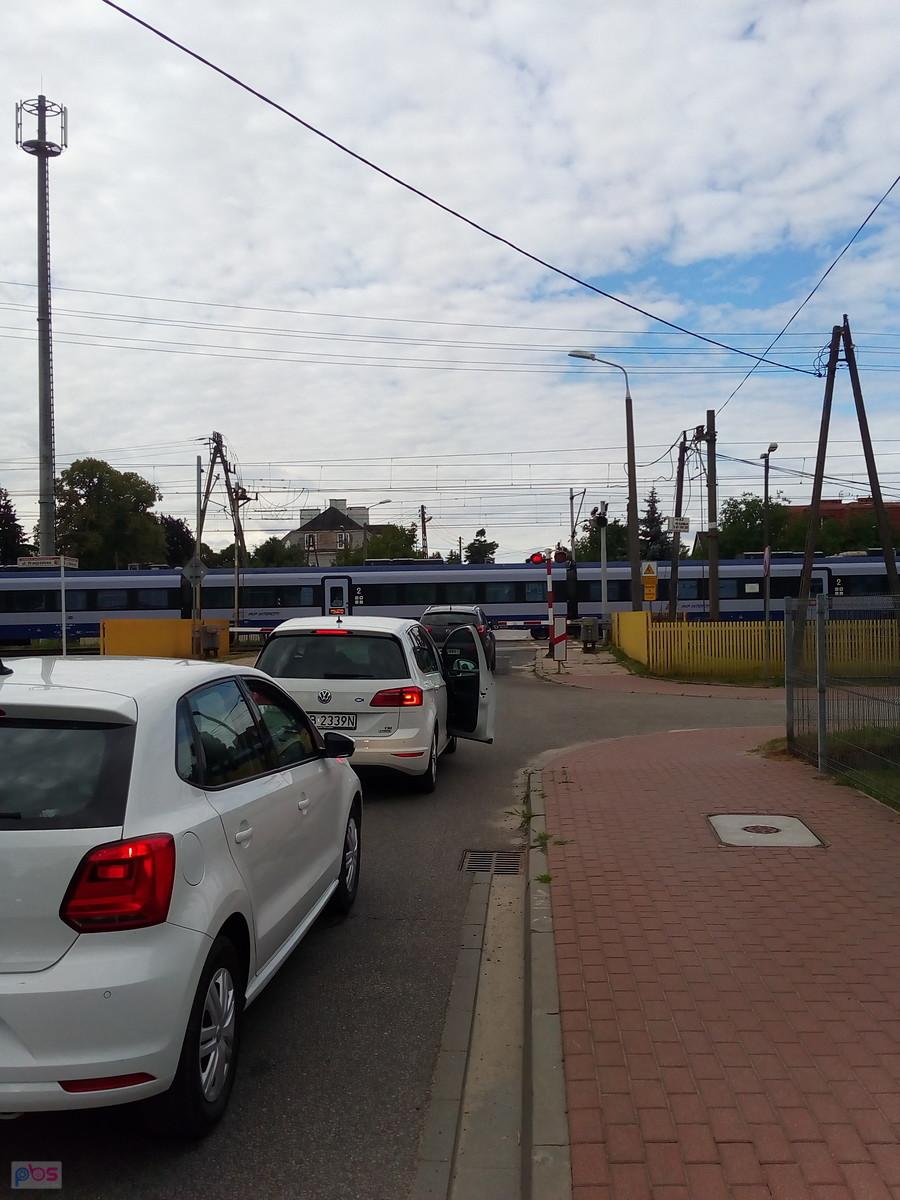 Zamknięty przejazd kolejowy