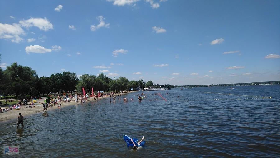 Plaża nad Zalewem z Nieporęcie