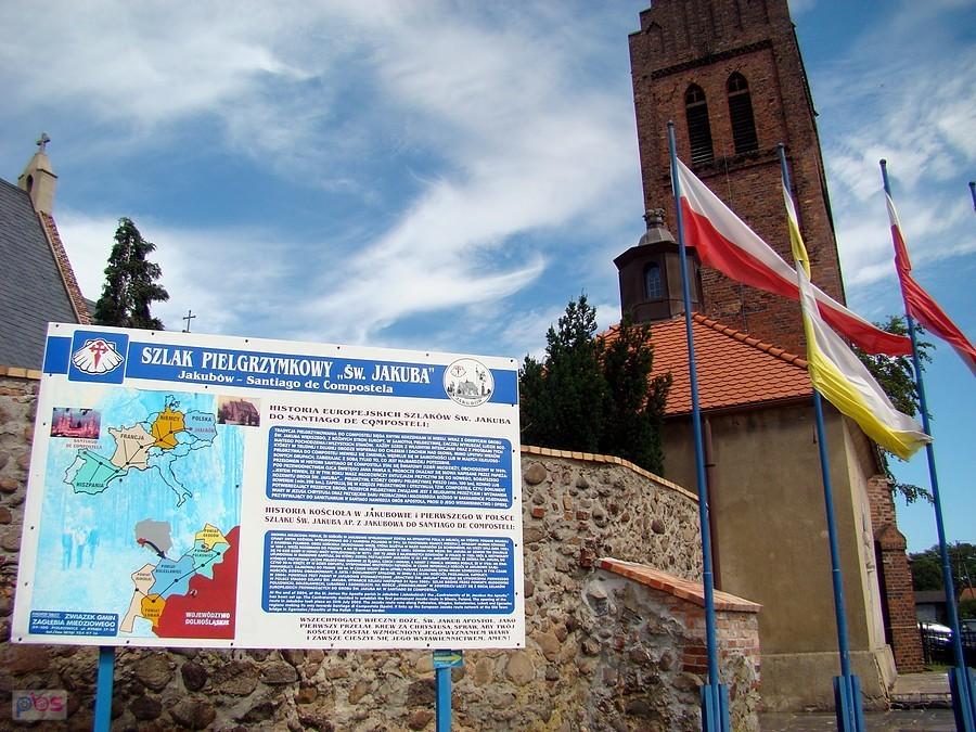 Szlak pielgrzymkowy z Jakubowa do Santiago de Compostela