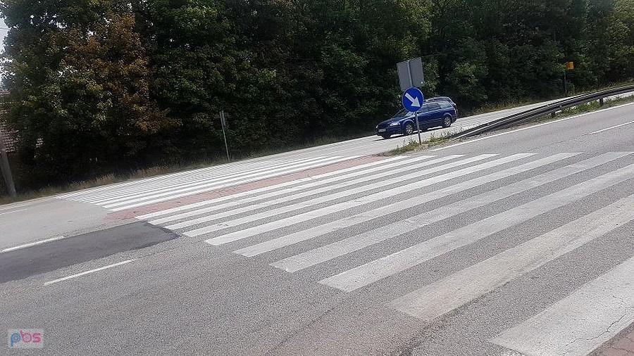 Przejście dla pieszych na S3