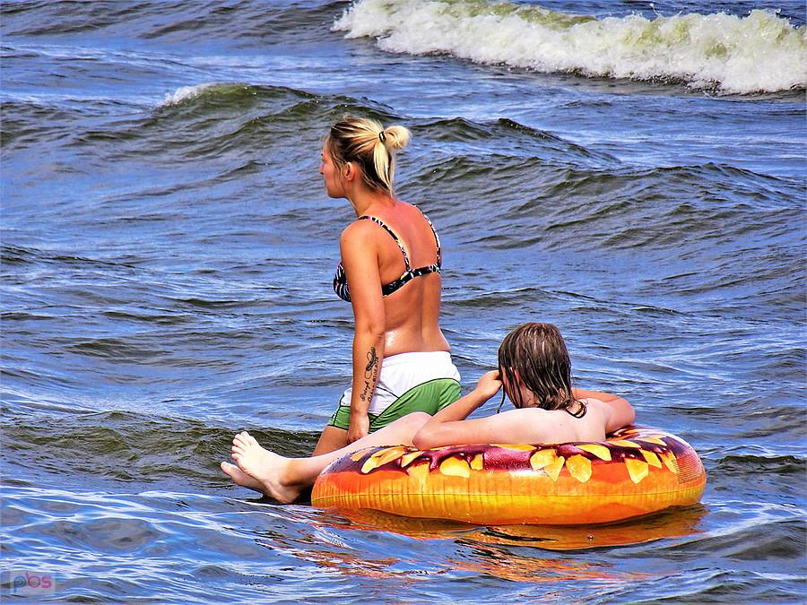 Wycieczka rowerowa - Pętla Żuławska. Plaża w Mikoszewie.