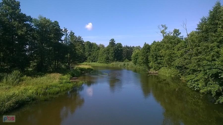 Przprawa przez Wartę Kamion/Toporów po nowym drewnianym moście