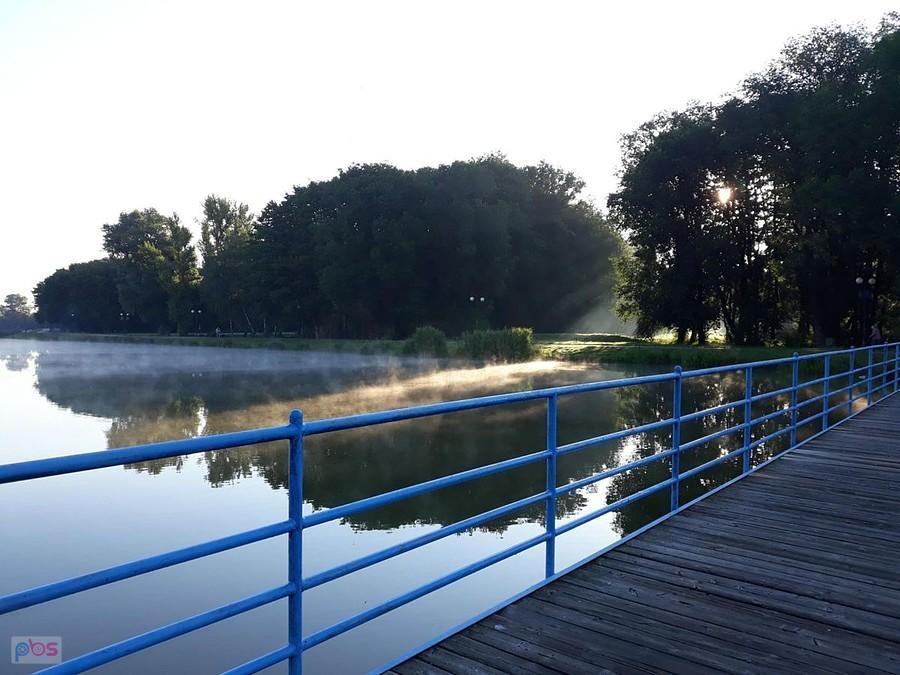 na Borkach o poranku
