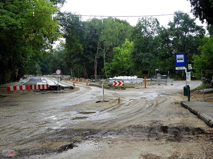 Trwa przebudowa ulicy Arkońskiej- 12 lipca 18 r.