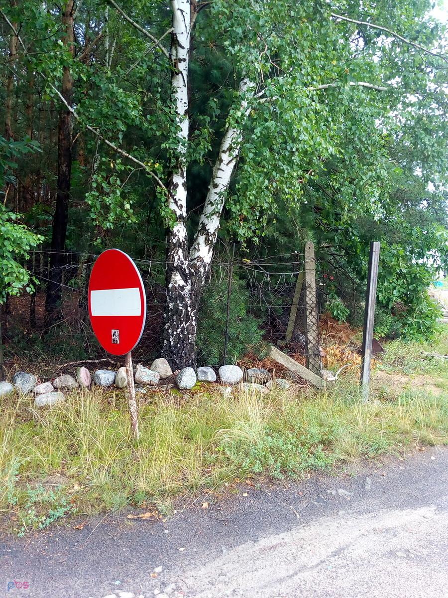 Dojechałam do takiego znaku