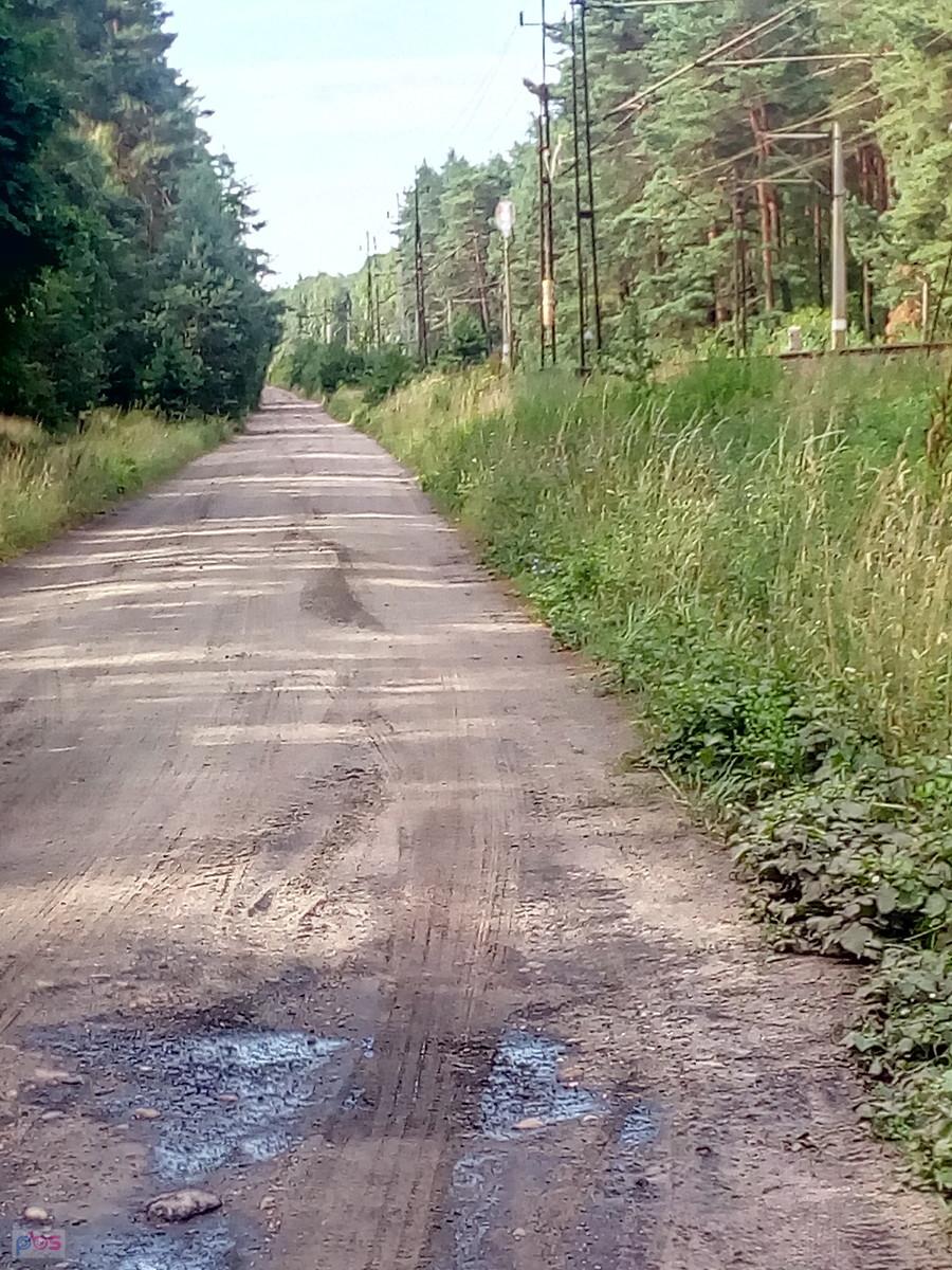Dalej już była szutrówka