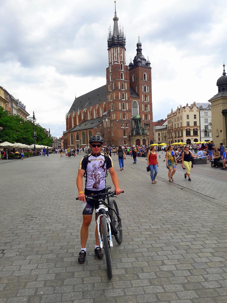 Na Rynku w Krakowie.