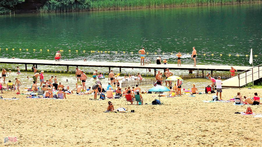 Wycieczka rowerowa nad Jezioro Borówno Wielkie. Jestem na miejscu.