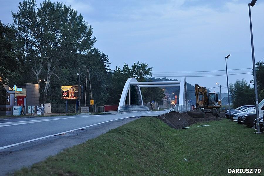 Brzesko Okocim- Nowy most na drodze nr 75 w stronę Nowego Sącza