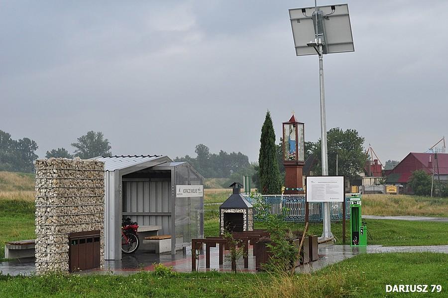 Miejsce obsługi rowerzystów w Kopacze Wielkie
