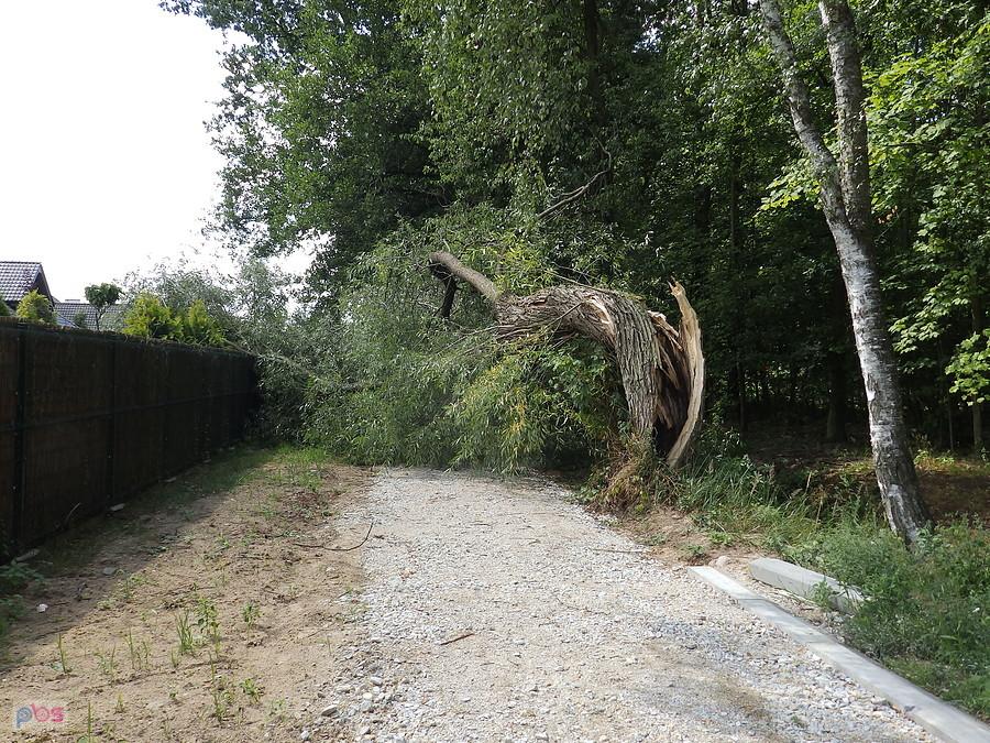 Przeszkoda na osiedlu Malowniczym