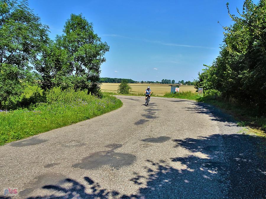 Wycieczka rowerowa do Białej Góry - na trasie.