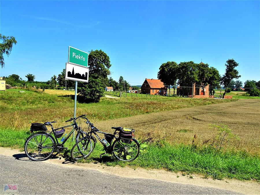 Wycieczka rowerowa do Białej Góry - na trasie.