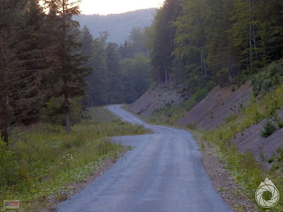 droga na przełęcz nad Polanami Surowicznymi, nowe trasy rowerowe w okolicy Rymanowa