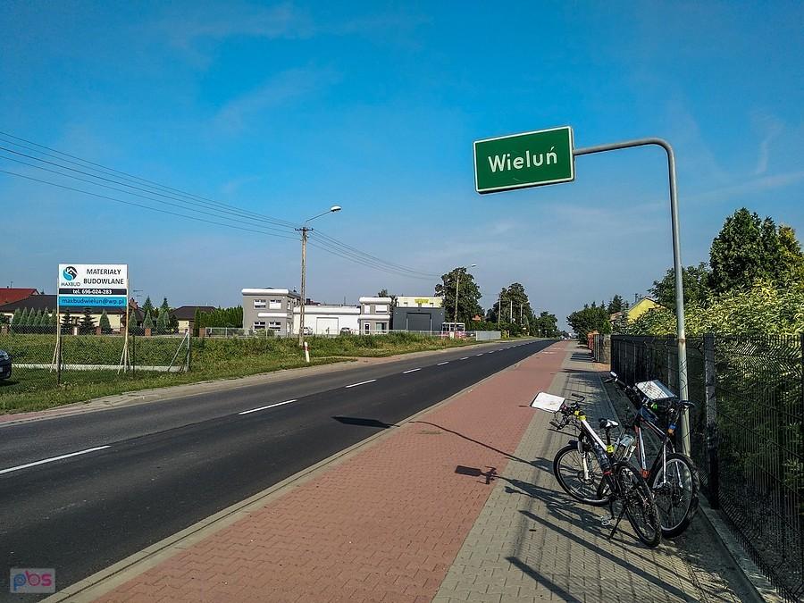Wjeżdżamy do Wielunia
