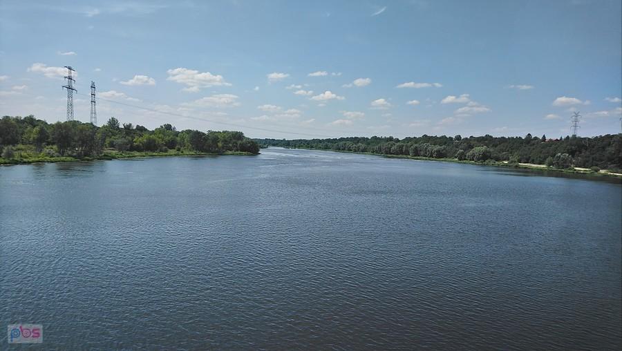 Narew z tamy w Dębem