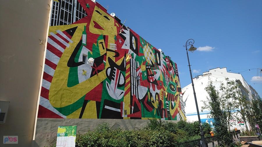 Mural na Ząbkowskij