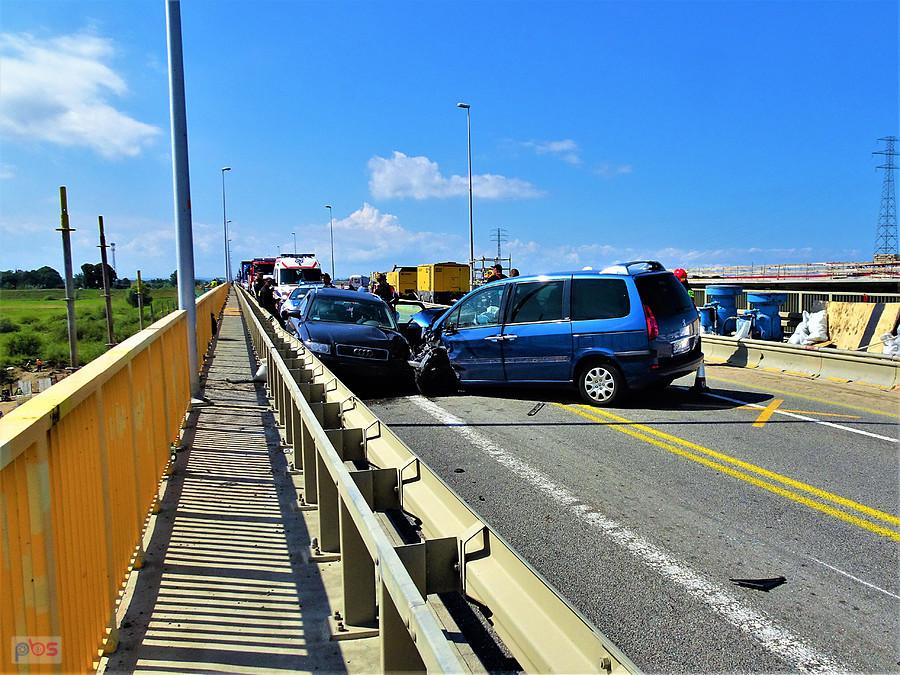 Wycieczka na d morze - Jantar.Wracam do domu. Wypadek samochodowy - most w Kiezmarku.