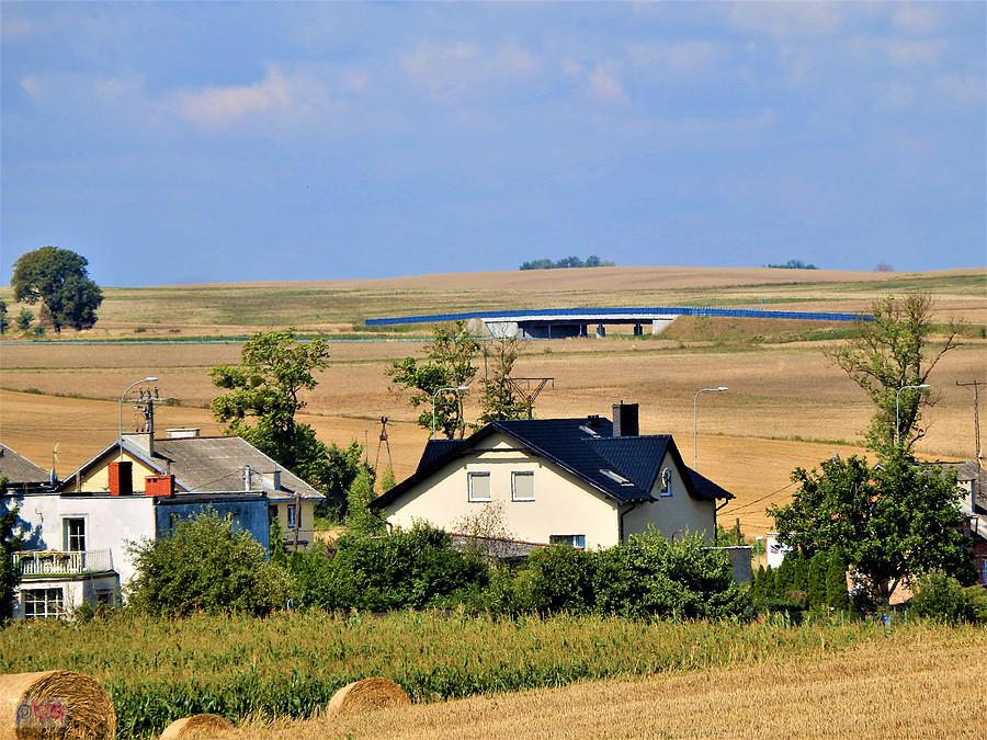 Wycieczka rowerowa po okolicy Tczewa. Upalnie...