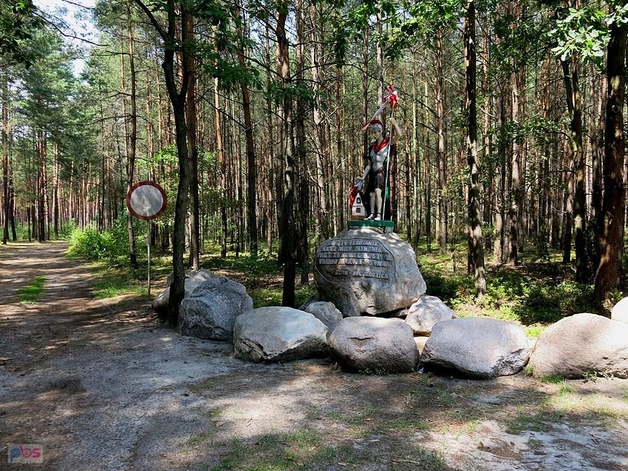 Do Źródełka Objawienia - okolice Kałuż w Załęczańskim Parku Krajobrazowym