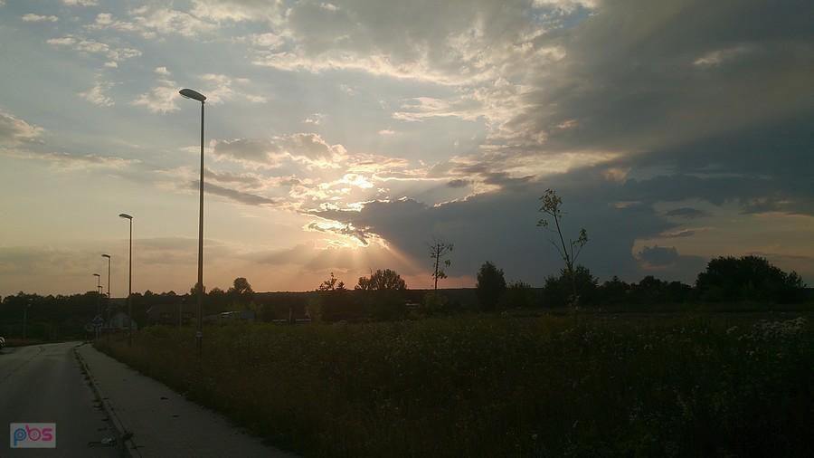 Chmur było sporo