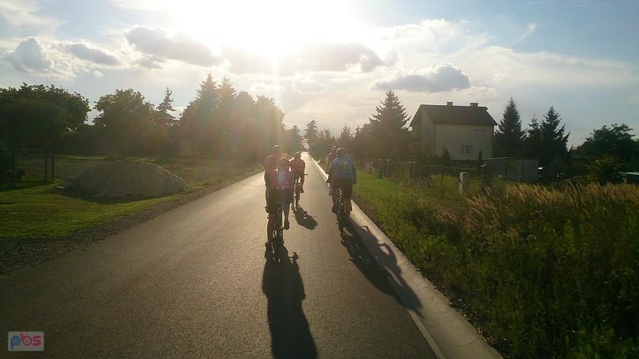 Peleton w stronę Słońca