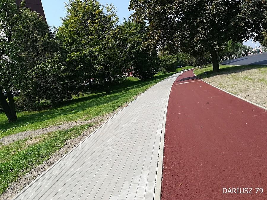 Sosnowiec - Droga rowerowa - ul:Blachnickiego
