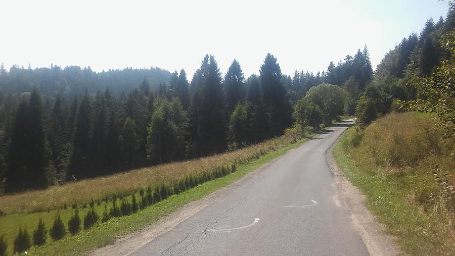 Okrutna ściana w Kamesznicy - słońce paliło że obiektyw zaparował :)