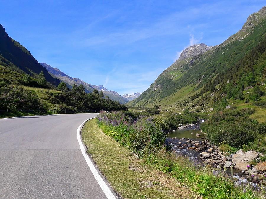W drodze na Bielerhőhe. Silvretta-Hochalpenstrasse V.