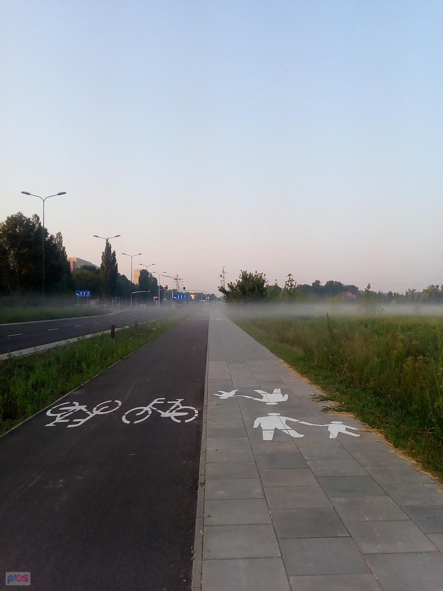 Mgła nad ddr przy Lazurowej