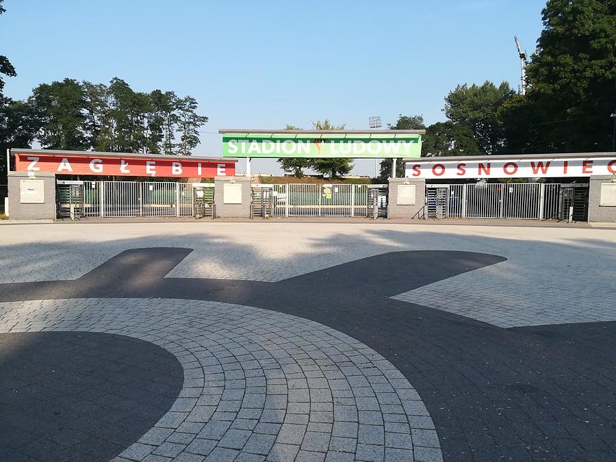 Sosnowiec - Brama wejściowa Stadionu Zagłebia
