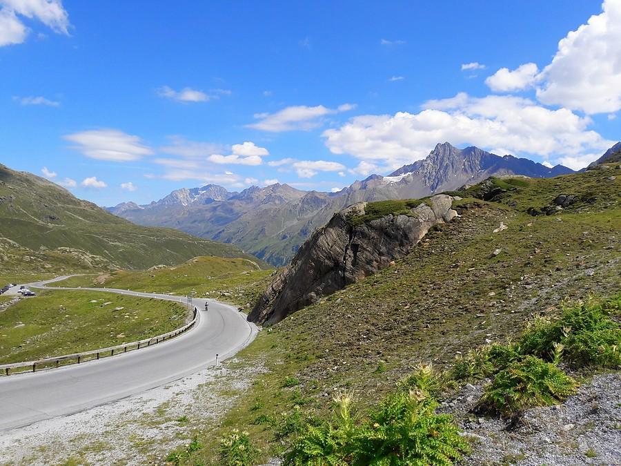 Kolejny widoczek z podjazdu na Kaunertal.