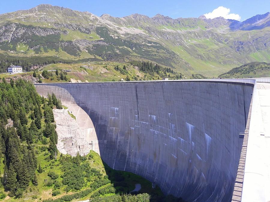 Zapora na Stausee-Kops.